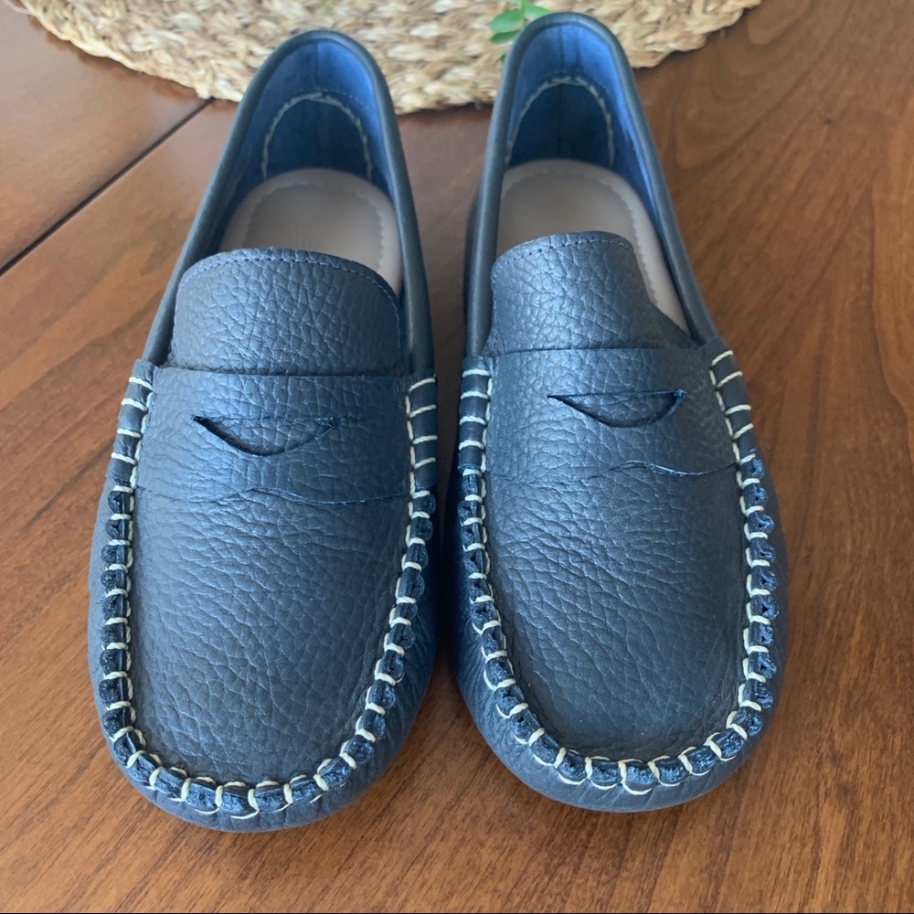Elephantito Leather Loafer, Blue